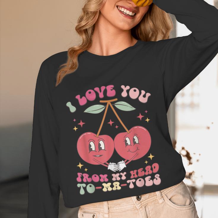 Retro Cherry Love 90s Nostalgia Unisex Long Sleeve T-Shirt