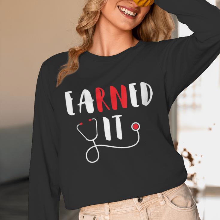 RN Nursing Student Graduation EaRNed It Unisex Long Sleeve T-Shirt