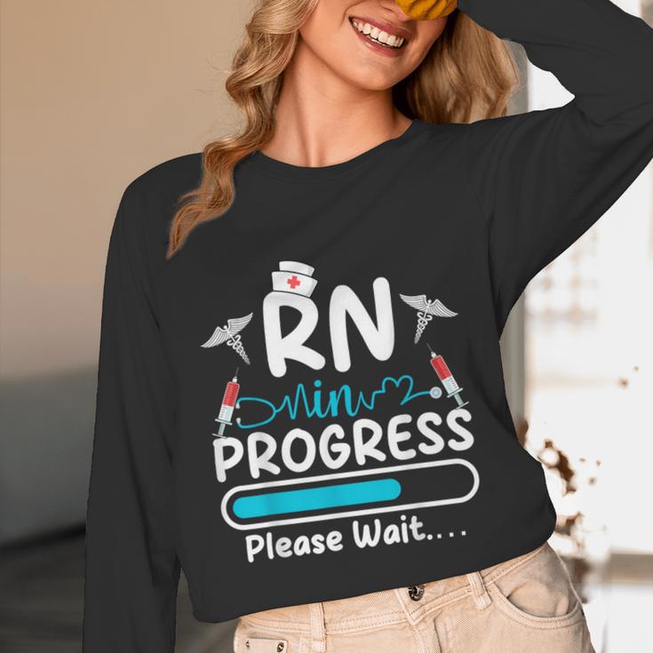 RN In Progress Loading Future Nurse Graduation Lover Unisex Long Sleeve T-Shirt