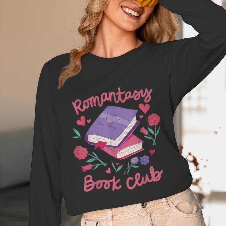 Romantasy Book Club Novel Reading Club Bibliophiles Fiction Unisex Long Sleeve T-Shirt