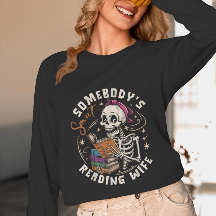 S Mut Book Spicy Romance Somebody's S Mut Reading Wife Unisex Long Sleeve T-Shirt