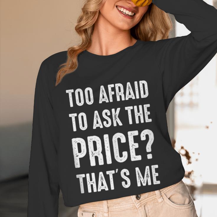 Sarcastic Budget Shopper Introvert Shopping Humor Unisex Long Sleeve T-Shirt Sarcastic Budget Shopper Introvert Shopping Humor Unisex Long Sleeve T-Shirt