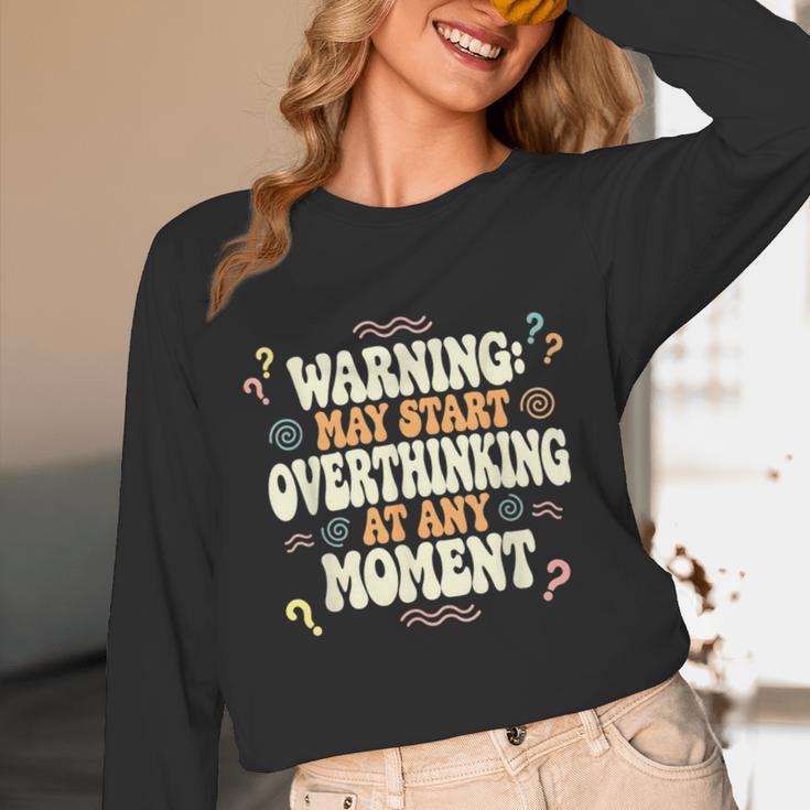 Sarcastic For Deep Thinkers Introverts Groovy Unisex Long Sleeve T-Shirt