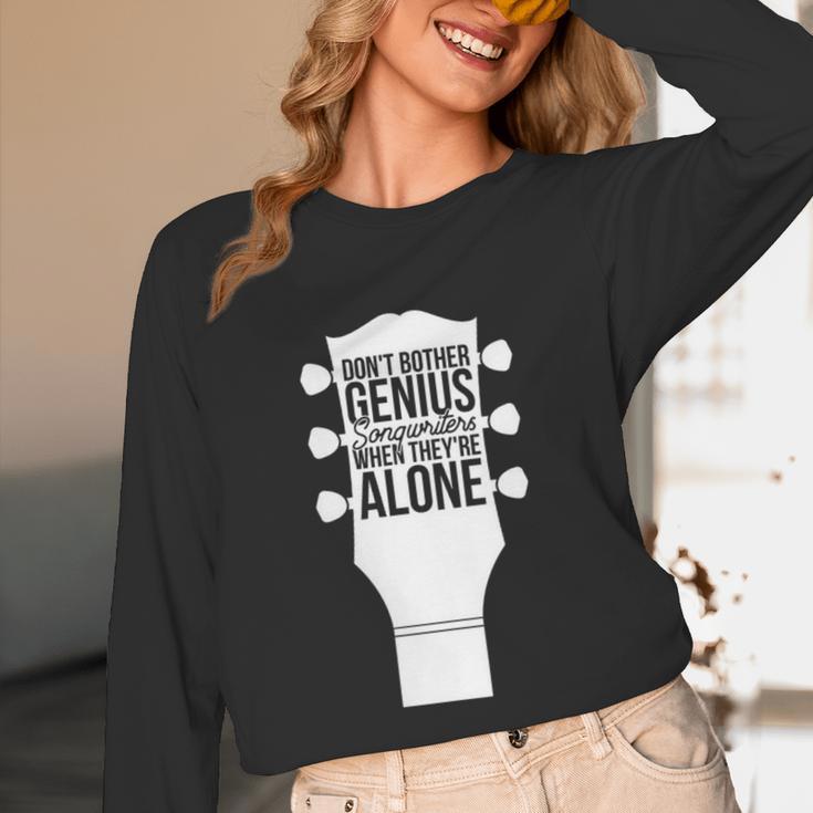 Sarcastic Jokes Genius Songwriters Are Introvert Guitarist Unisex Long Sleeve T-Shirt Sarcastic Jokes Genius Songwriters Are Introvert Guitarist Unisex Long Sleeve T-Shirt