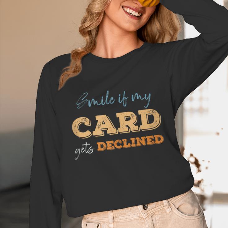 Sarcastic Shopper Introvert Shopaholic Shopping Humor Unisex Long Sleeve T-Shirt