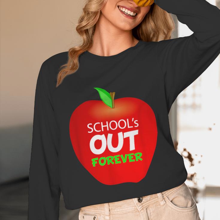 School Is Out Forever Graduation Humor Unisex Long Sleeve T-Shirt