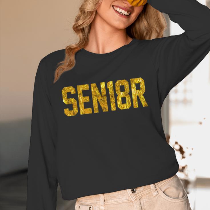 SEN18R Senior 2018 High School Graduation Party T-Shirt Unisex Long Sleeve T-Shirt
