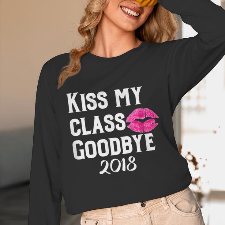Sen18r Shirt Senior 2018 Graduation Kiss Lips Unisex Long Sleeve T-Shirt