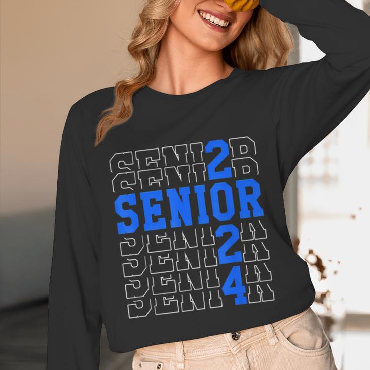 Senior 2024 Graphic Class Of 2024 Graduation Graphic Unisex Long Sleeve T-Shirt