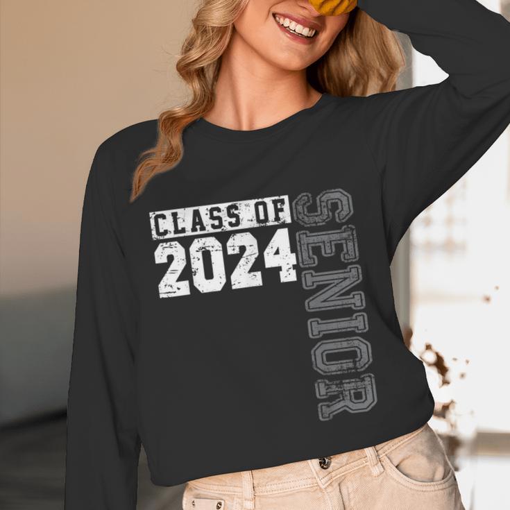 Senior 2024 Class Of 2024 Seniors Graduation 2024 Senior 24 Unisex Long Sleeve T-Shirt
