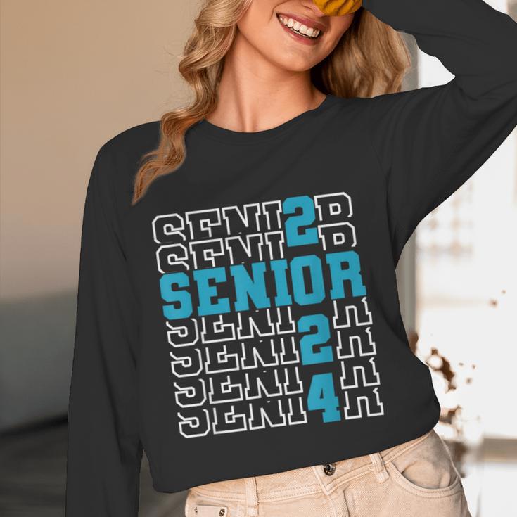 Senior 2024 Graduation Class Of 2024 Senior Boys Girls Unisex Long Sleeve T-Shirt