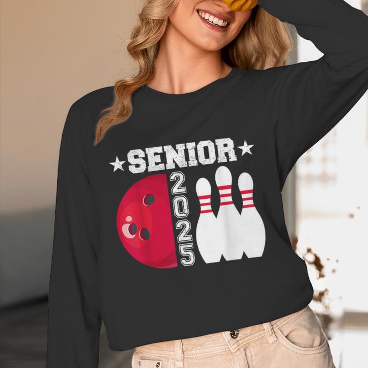 Senior 2025 Bowling Player Class Of 2025 Graduation Seniors Unisex Long Sleeve T-Shirt