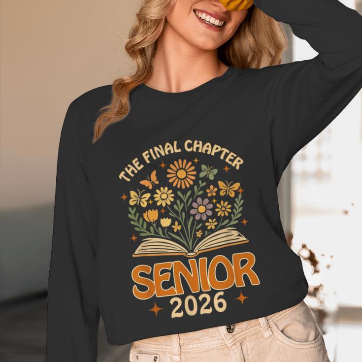Senior 2026 Final Chapter Retro Book Lover Last First Day Unisex Long Sleeve T-Shirt Senior 2026 Final Chapter Retro Book Lover Last First Day Unisex Long Sleeve T-Shirt