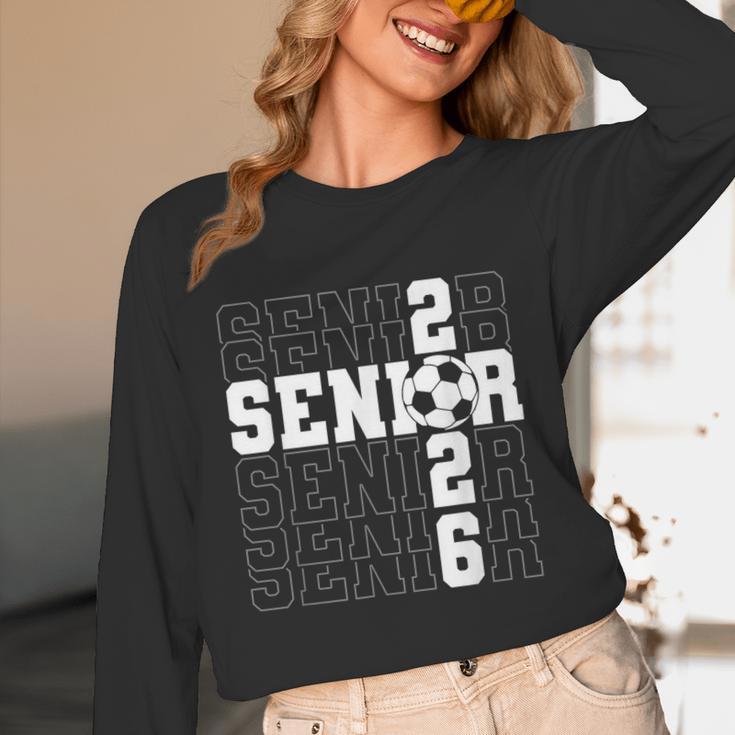 Senior 2026 Soccer Player Class Of 2026 Senior Graduation Unisex Long Sleeve T-Shirt