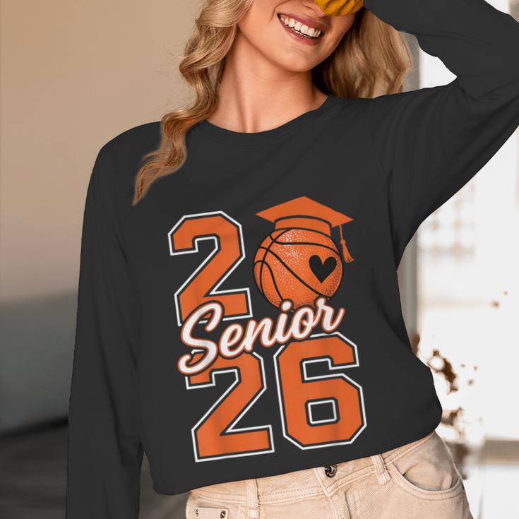 Senior Basketball Class Of 2026 Crew Basketball Graduation Unisex Long Sleeve T-Shirt