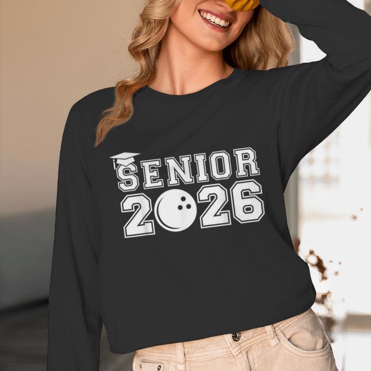 Senior Bowling Class Of 2026 Graduation School Graduate Unisex Long Sleeve T-Shirt