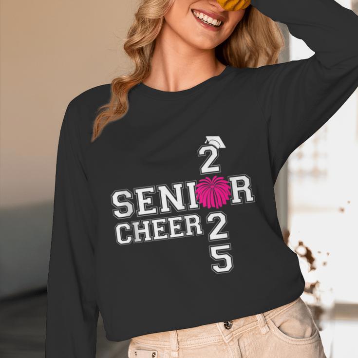 Senior Cheerleader Cheer Class Of 2025 Graduation Graduate Unisex Long Sleeve T-Shirt