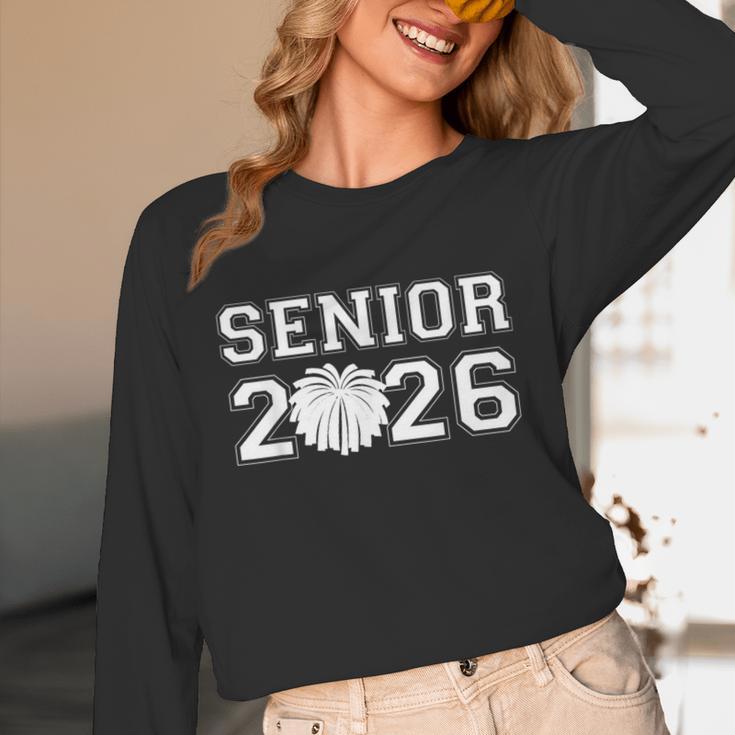 Senior Cheerleader Cheer Class Of 2026 Graduation Graduate Unisex Long Sleeve T-Shirt