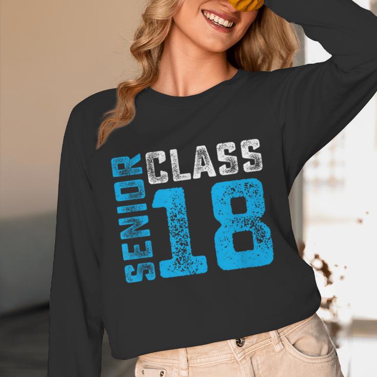 Senior Class 18 Shirt Graduation Apparel T-Shirt Unisex Long Sleeve T-Shirt