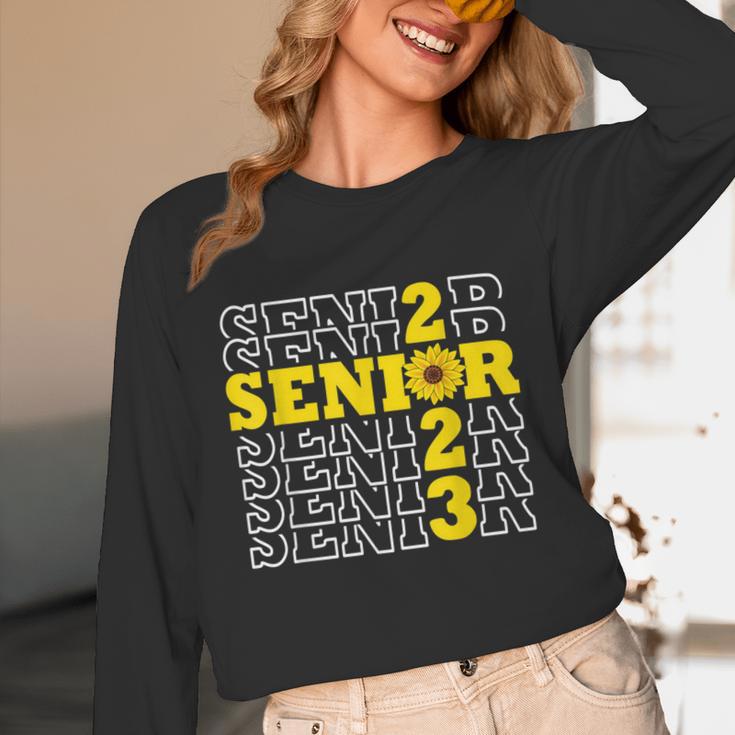 Senior Class Of 2023 Sunflower Graduation Seniors 23 Unisex Long Sleeve T-Shirt