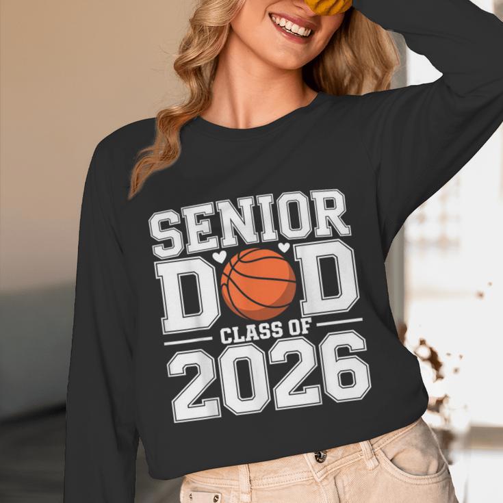 Senior Dad Class Of 2026 Cute Basketball Dad Graduation 2026 Unisex Long Sleeve T-Shirt