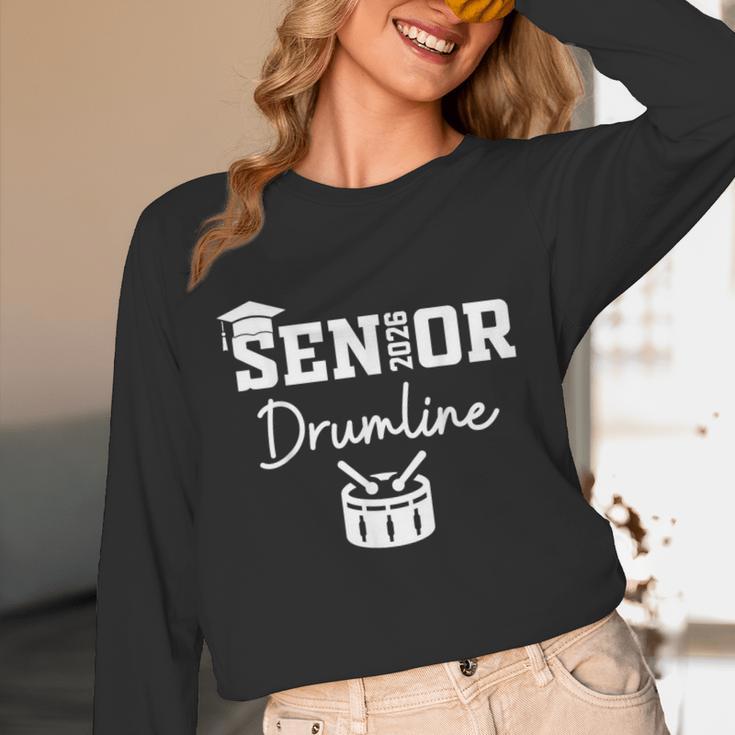 Senior Drumline Class Of 2026 Marching Band Graduation Unisex Long Sleeve T-Shirt