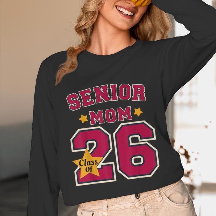 Senior Mom 2026 Proud Senior Mom Class Of 26 For Graduation Unisex Long Sleeve T-Shirt