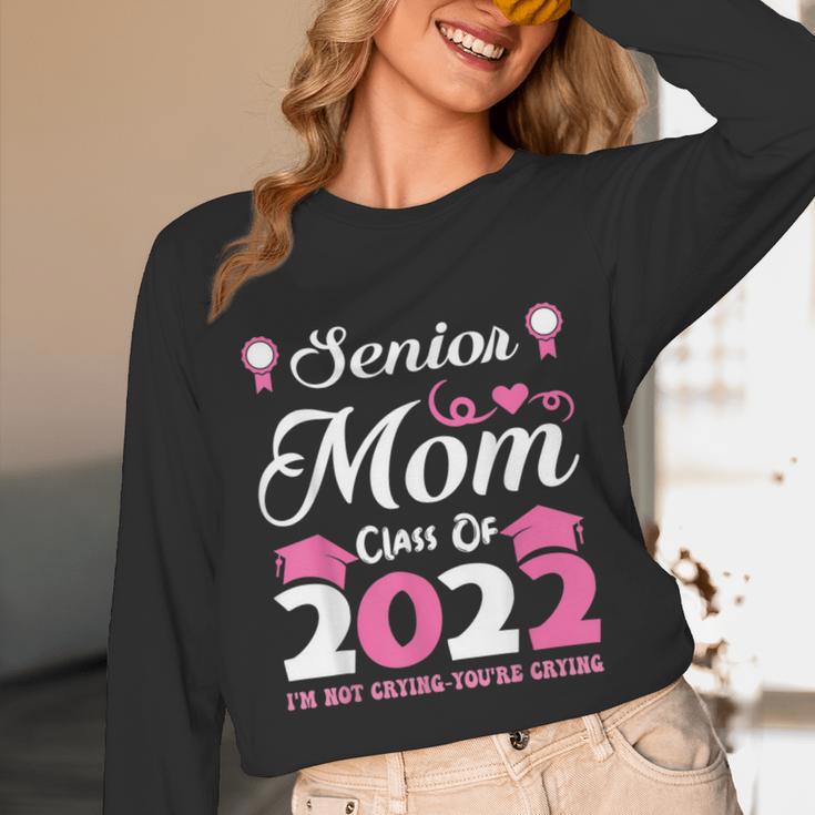 Senior Mom Of A Class Of 2022 Heart School Graduation Unisex Long Sleeve T-Shirt