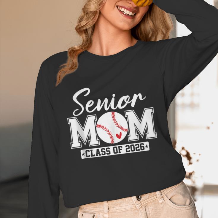 Senior Mom Class Of 2026 Baseball Mom Graduation Unisex Long Sleeve T-Shirt