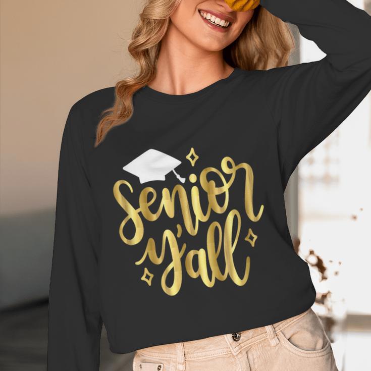 Seniors Y'All 2019 Graduation Tshirt High School College Unisex Long Sleeve T-Shirt
