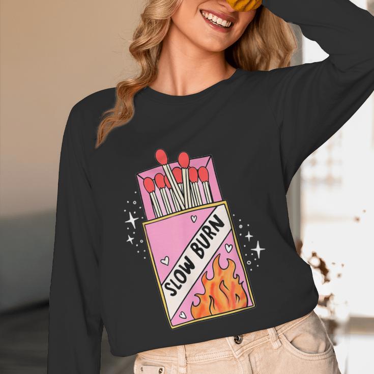 Slow Burn Book Trope Worth The Wait Love Takes Time Unisex Long Sleeve T-Shirt Slow Burn Book Trope Worth The Wait Love Takes Time Unisex Long Sleeve T-Shirt