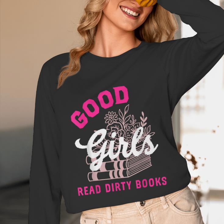 Smutty Book Merch Good Girls Read Dirty Books Smut Readers Unisex Long Sleeve T-Shirt Smutty Book Merch Good Girls Read Dirty Books Smut Readers Unisex Long Sleeve T-Shirt