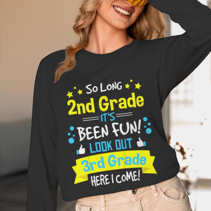 So Long 2nd Grade Here I Come 3rd Grader Graduation Unisex Long Sleeve T-Shirt