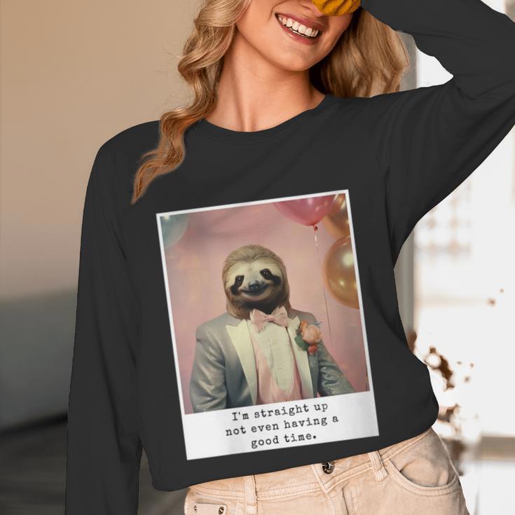 Social Anxiety Not Having A Good Time Socializing Introvert Unisex Long Sleeve T-Shirt Social Anxiety Not Having A Good Time Socializing Introvert Unisex Long Sleeve T-Shirt