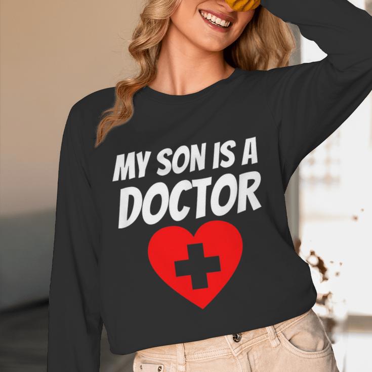 My Son Is A Doctor Shirt Proud Parents Graduation Unisex Long Sleeve T-Shirt