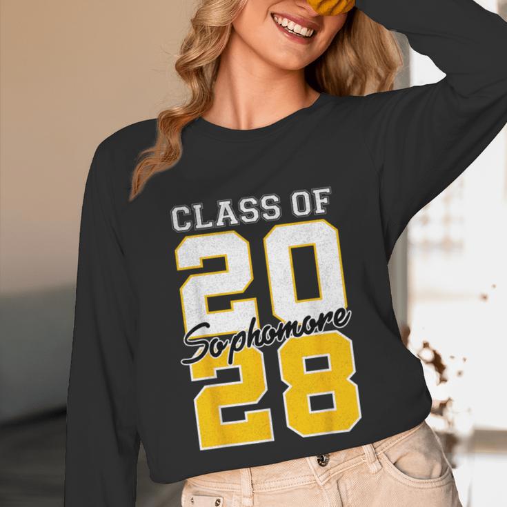 Sophomore 2028 Class Of 2028 Graduation 2028 10th Grade Unisex Long Sleeve T-Shirt