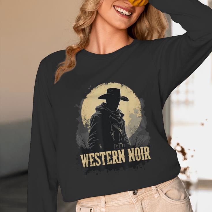 Spaghetti Western Cowboy Culture Classic Western Nostalgia Unisex Long Sleeve T-Shirt Spaghetti Western Cowboy Culture Classic Western Nostalgia Unisex Long Sleeve T-Shirt