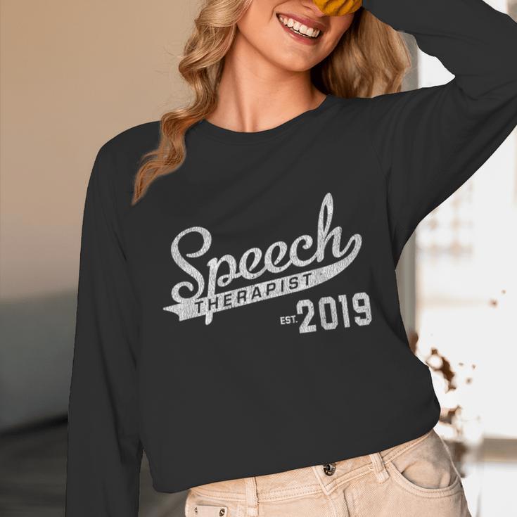 Speech Therapist Graduation 2019 Shirt Speech Therapy Unisex Long Sleeve T-Shirt