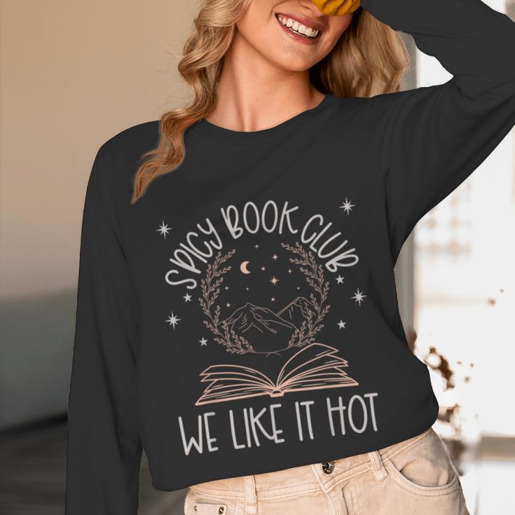 Spicy Book Club Dark Romance Lover Of Spicy Bookish Merch Unisex Long Sleeve T-Shirt