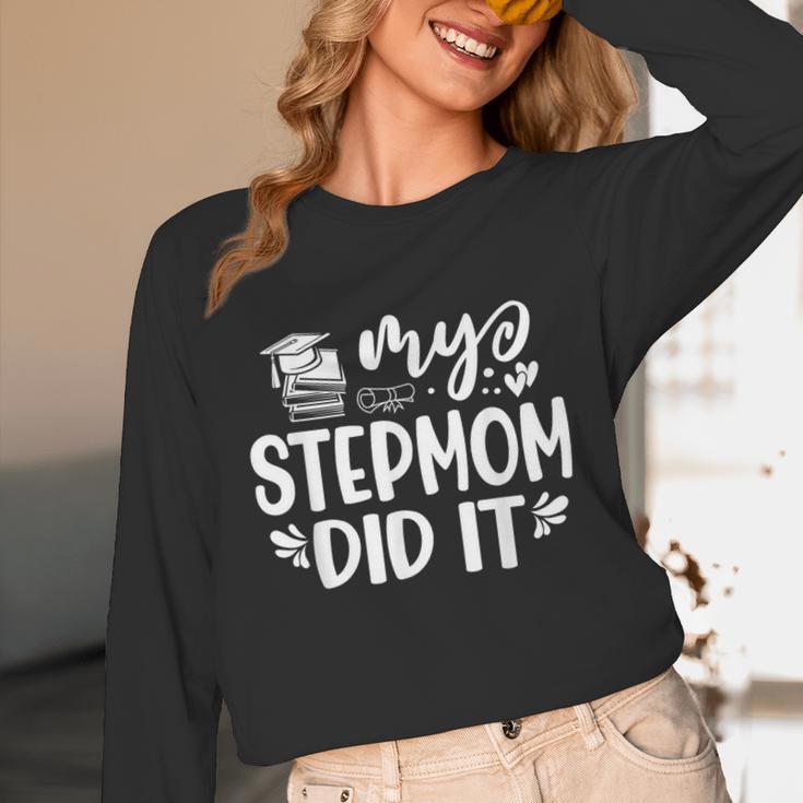 My Stepmom Did It Graduation Graduated Tie Dye Unisex Long Sleeve T-Shirt