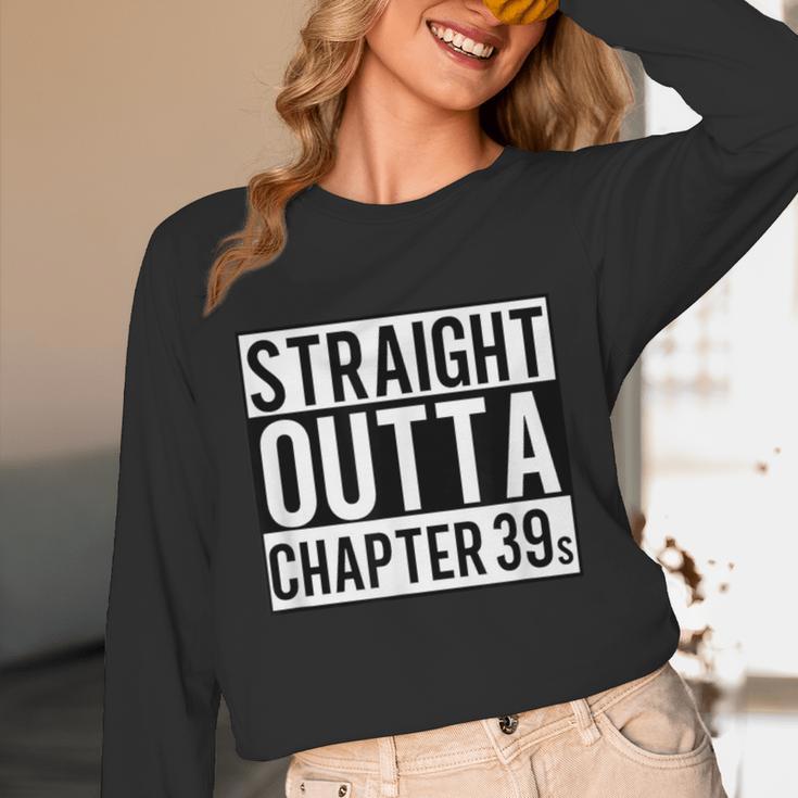 Straight Outta Chapter 39 Cute Book Lover Reader Unisex Long Sleeve T-Shirt
