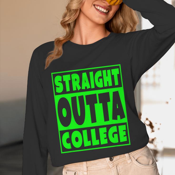 Straight Outta College 2018 Graduation Unisex Long Sleeve T-Shirt