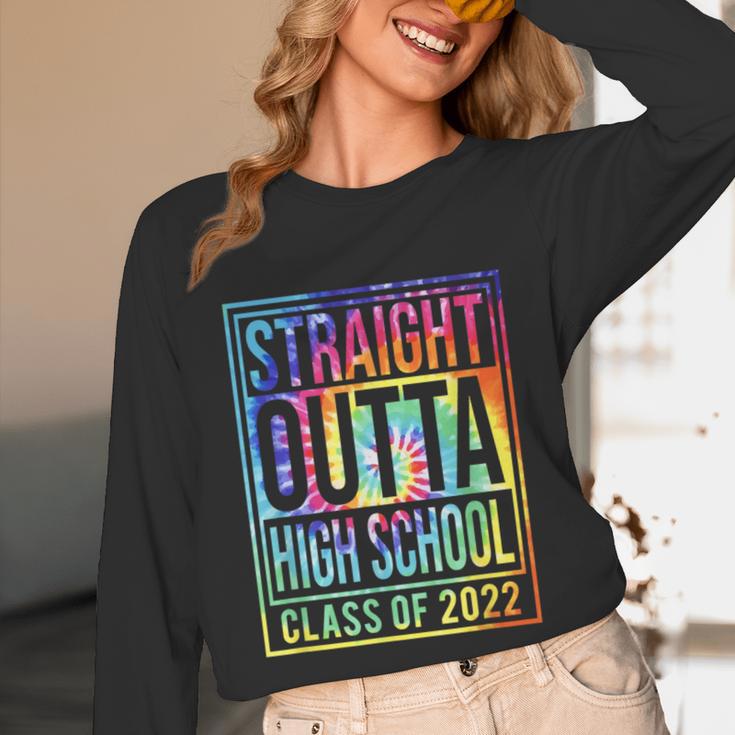 Straight Outta High School Class Of 2022 Graduation Unisex Long Sleeve T-Shirt