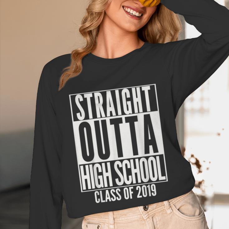 STRAIGHT OUTTA HIGH SCHOOL Senior 2019 Graduation Unisex Long Sleeve T-Shirt