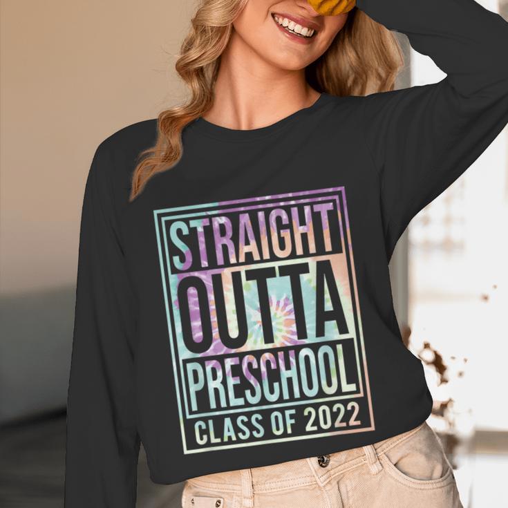 Straight Outta Preschool Class Of 2022 School Graduation Unisex Long Sleeve T-Shirt