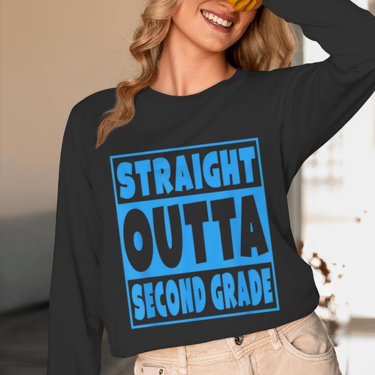 Straight Outta Second Grade Graduation Class Unisex Long Sleeve T-Shirt