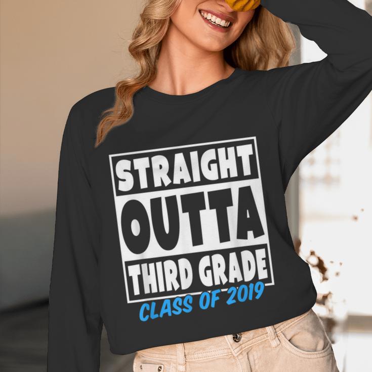 Straight Outta Third Grade Class Of 2019 Graduation Unisex Long Sleeve T-Shirt