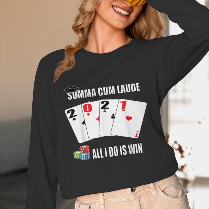 Summa Cum Laude Class Of 2021 Graduate Win Senior Graduation Unisex Long Sleeve T-Shirt