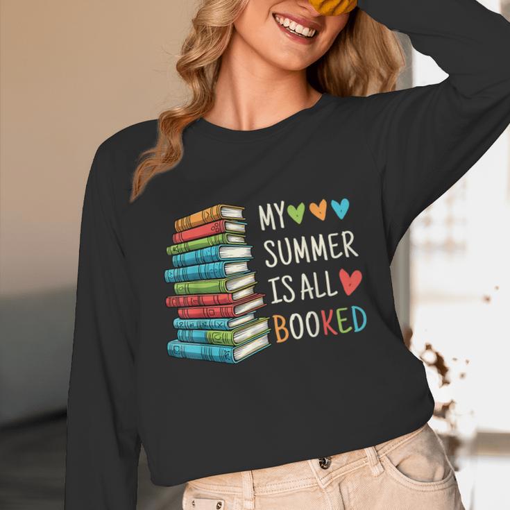 My Summer Is All Booked Book Reading Book Lover Unisex Long Sleeve T-Shirt