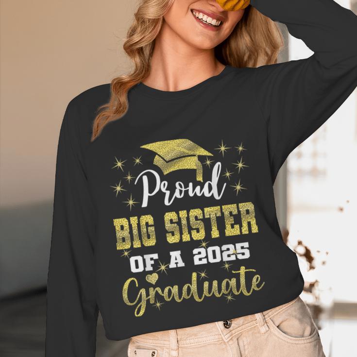 Super Proud Big Sister Of 2025 Graduate Graduation Family Unisex Long Sleeve T-Shirt